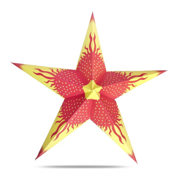 Sonia Originelli Weihnachtsstern 60cm Papier-Stern Weihnachtsdeko