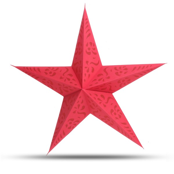 Sonia Originelli Weihnachtsstern 60cm Papier-Stern Weihnachtsdeko Yoga Indien Om Friedenszeichen