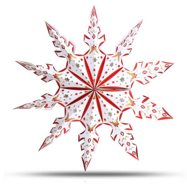 Sonia Originelli Weihnachtsstern 80cm Papier-Stern Weihnachtsdeko