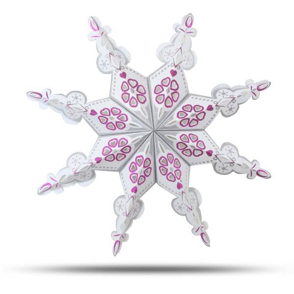 Sonia Originelli Weihnachtsstern 80cm Papier-Stern Weihnachtsdeko