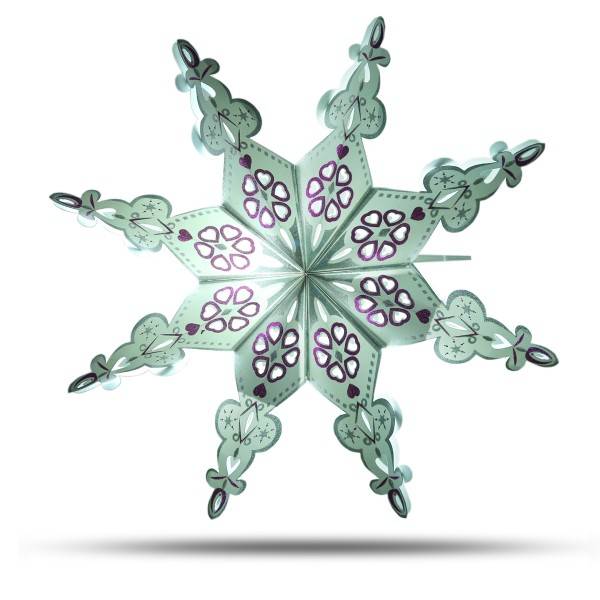 Sonia Originelli Weihnachtsstern 80cm Papier-Stern Weihnachtsdeko