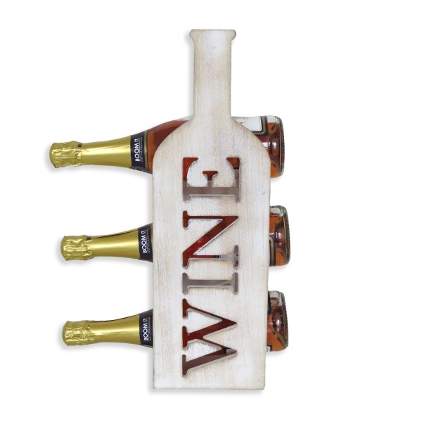 Sonia Originelli Weinständer Holz Shabby Chic Dekoration Landhaus Stil Flaschenhalter