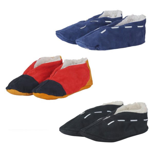 Sonia Originelli Wildlederhausschuh Echt Leder Kuschelfell Puschen Deutschland