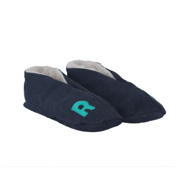 Sonia Originelli Wildlederhausschuh "Links Rechts" Echt Leder Kuschelfell Puschen Schluffis