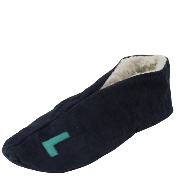 Sonia Originelli Wildlederhausschuh "Links Rechts" Echt Leder Kuschelfell Puschen Schluffis