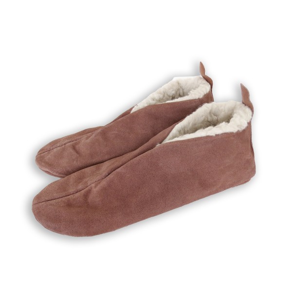 Sonia Originelli Wildlederhausschuhe, Wollfutter, Lederschlaufe