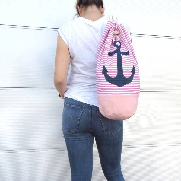 Sonia Originelli XL Seesack Anker Maritim Gestreift Tasche