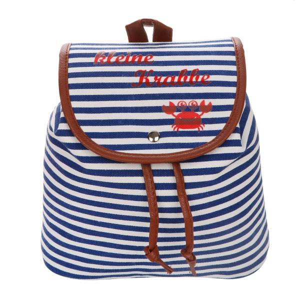 Sonia Originelli XS Rucksack "kleine Krabbe" Streifen Maritim Daypack
