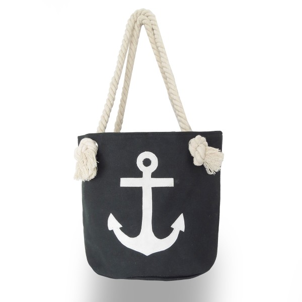 Sonia Originelli XS Shopper "Anker Patch" kleine Tasche Maritim