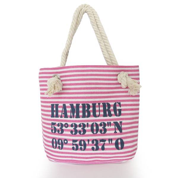 Sonia Originelli XS Shopper "Hamburg" Shopper Tasche Koordinaten