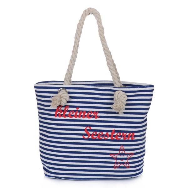 Sonia Originelli XS Shopper "kleiner Seestern" Tasche Maritim Streifen