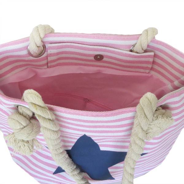 Sonia Originelli XS Shopper Maritim Gestreift Stern Seilkordel