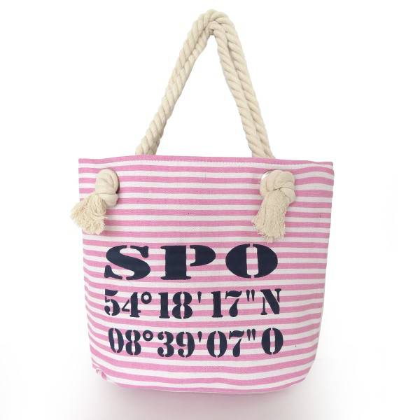 Sonia Originelli XS Shopper "St. Peter Ording" Shopper Tasche Koordinaten