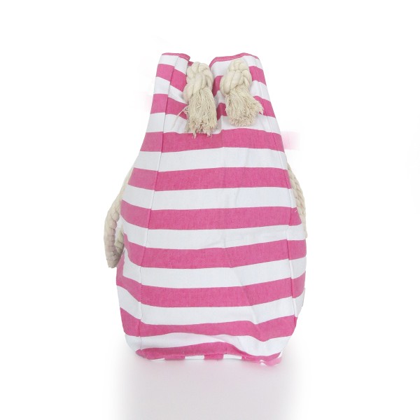 Sonia Originelli XXL Familienshopper Strandtasche Weekender Maritim Gestreift Mit Anker Aufdruck