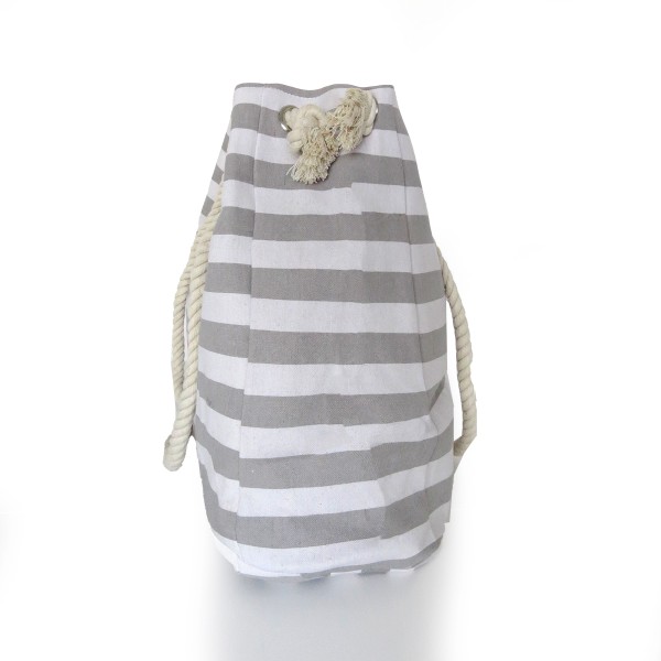 Sonia Originelli XXL Familienshopper Strandtasche Weekender Maritim Gestreift Mit Stern-Aufdruck