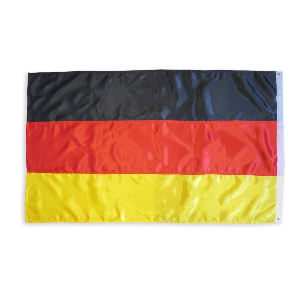 Sonia Originelli XXL Flagge "Deutschland" Fahne Satin Glänzend Fußball WM
