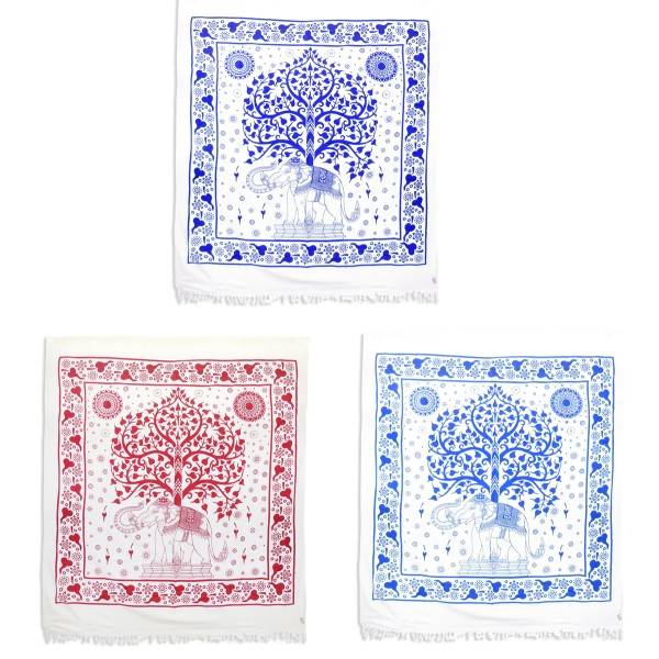 Sonia Originelli XXL Strandtuch "Boho" Elefant Lebensbaum Laken