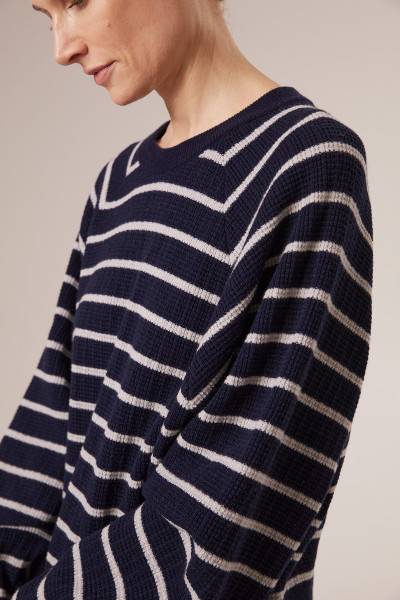 Sosue Antonia Cropped Stripes Blue