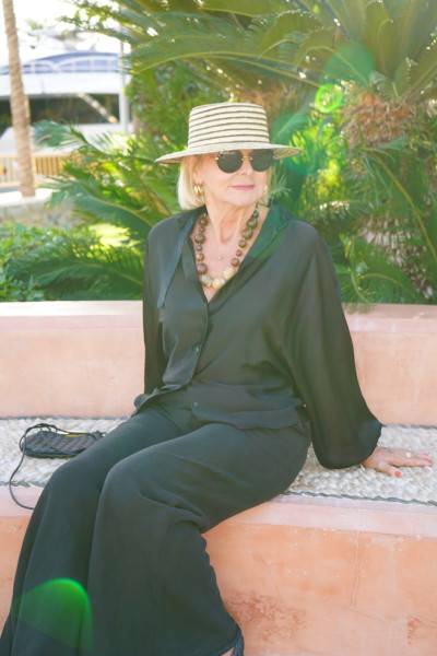 Sosue Antonia Shiny Slim Black