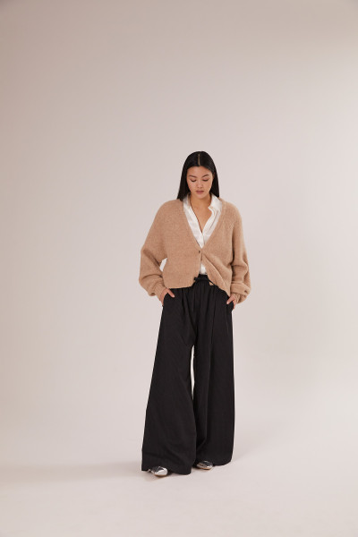 Sosue Antonia Short Cardigan Toffee