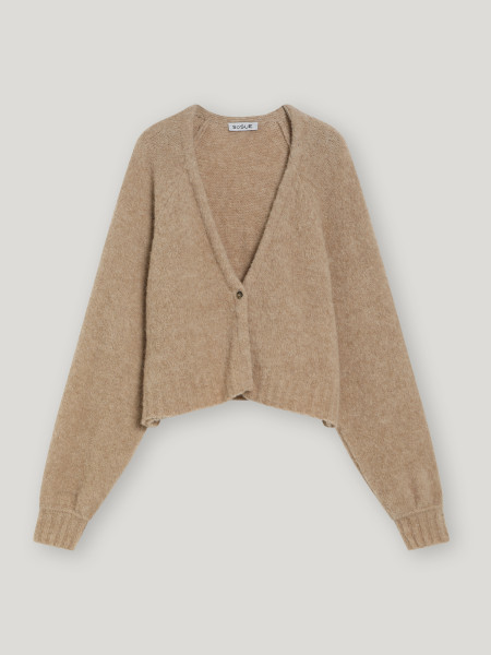Sosue Antonia Short Cardigan Toffee