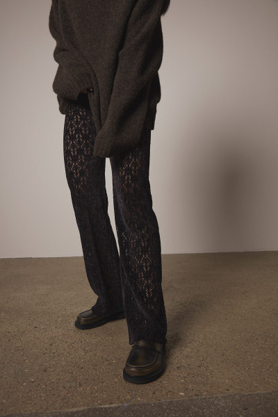 Sosue Bear Turtle Knit Dark Brown