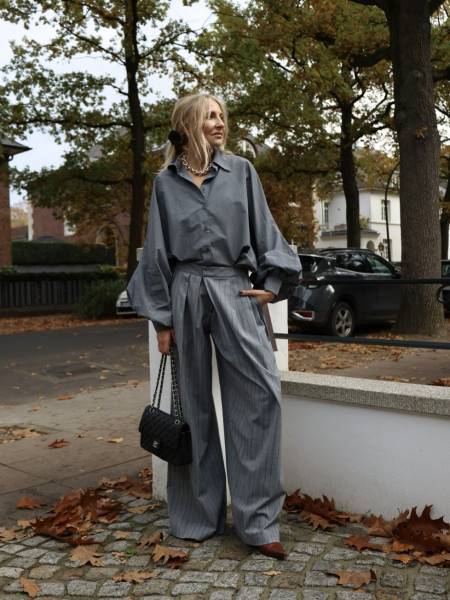 Sosue Bluse Antonia Grey