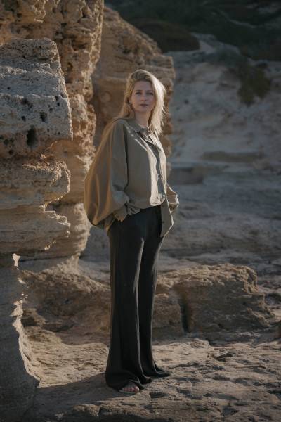 Sosue Bluse Antonia Khaki