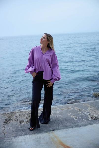 Sosue Bluse Antonia Light Purple