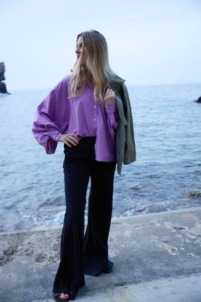 Sosue Bluse Antonia Light Purple