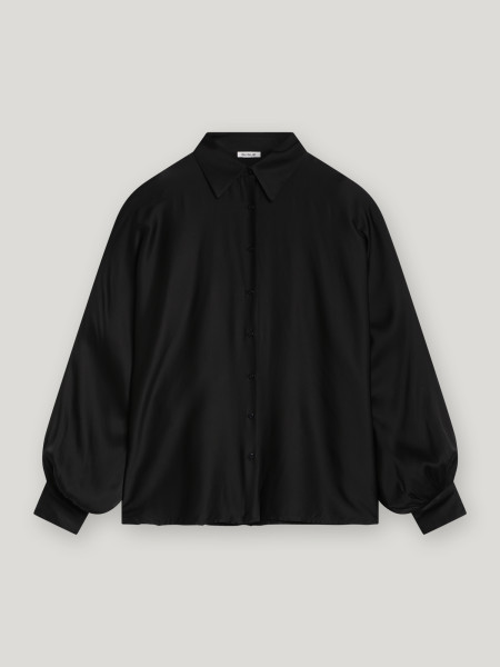 Sosue Bluse Antonia Shiny Black