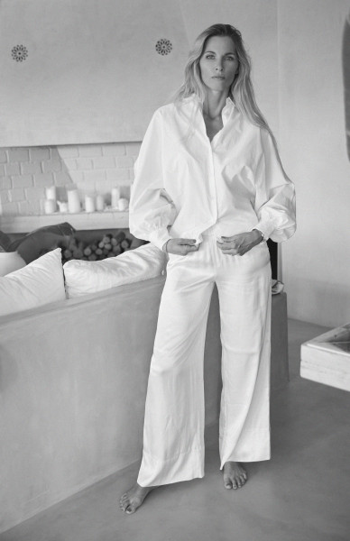 Sosue Bluse Antonia Slim White