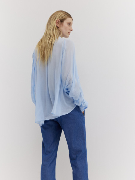Sosue Bluse Ibiza Light Blue