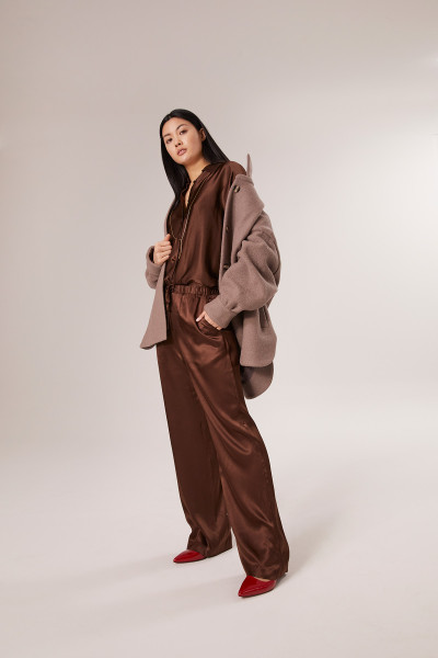 Sosue Coat Antonia Taupe