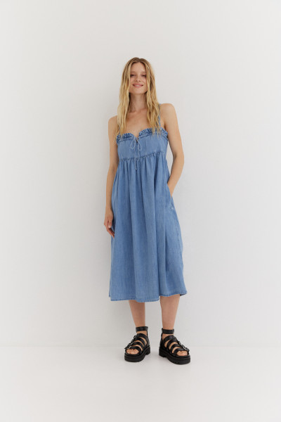 Sosue Dress Laura Denim