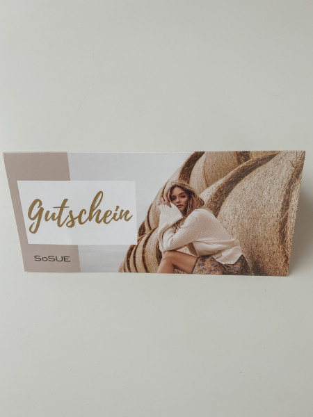 Sosue Geschenkgutschein