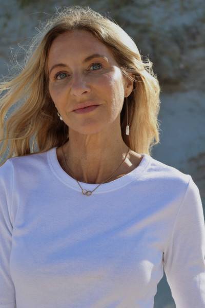 Sosue Half Arm Rip White