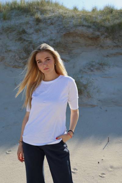 Sosue Half Sleeve White