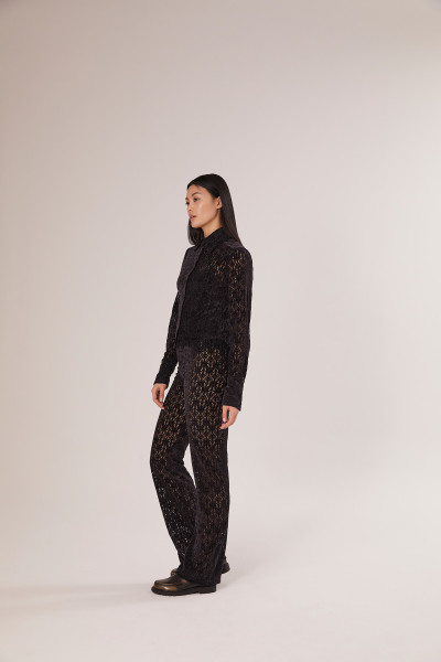 Sosue Lace Pants Black