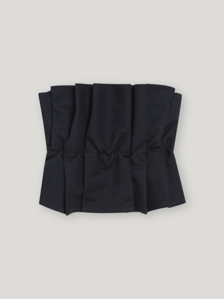 Sosue Pleat top Navy