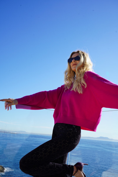 Sosue Pullover Antonia Light Fuchsia