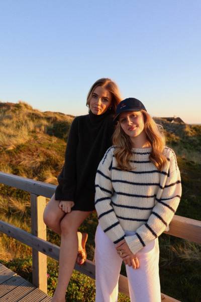 Sosue Pullover Sailor Stripes Cream Blue