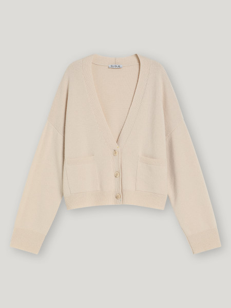 Sosue Relaxed Cardigan Powder