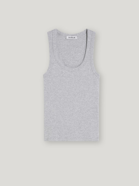 Sosue Tank Top Rip Grey