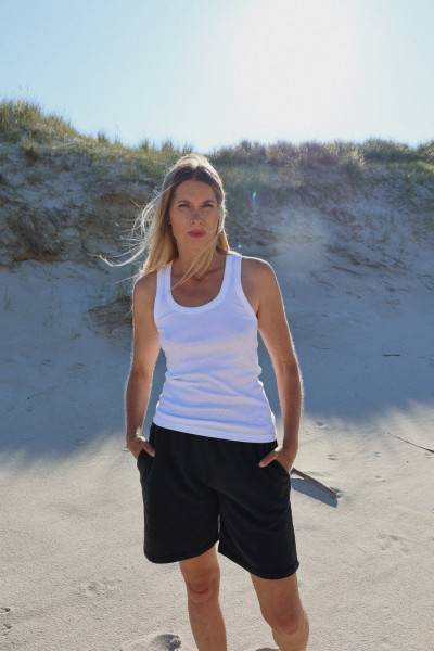 Sosue Tank Top Rip White