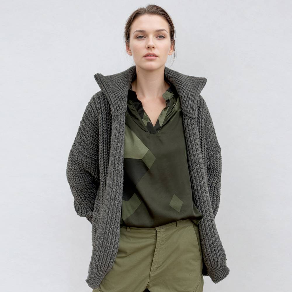 Soul Kathrine GRACE CARDIGAN Grey