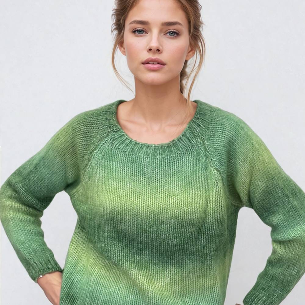 Soul Kathrine LISSIE STRIPE SWEATER green