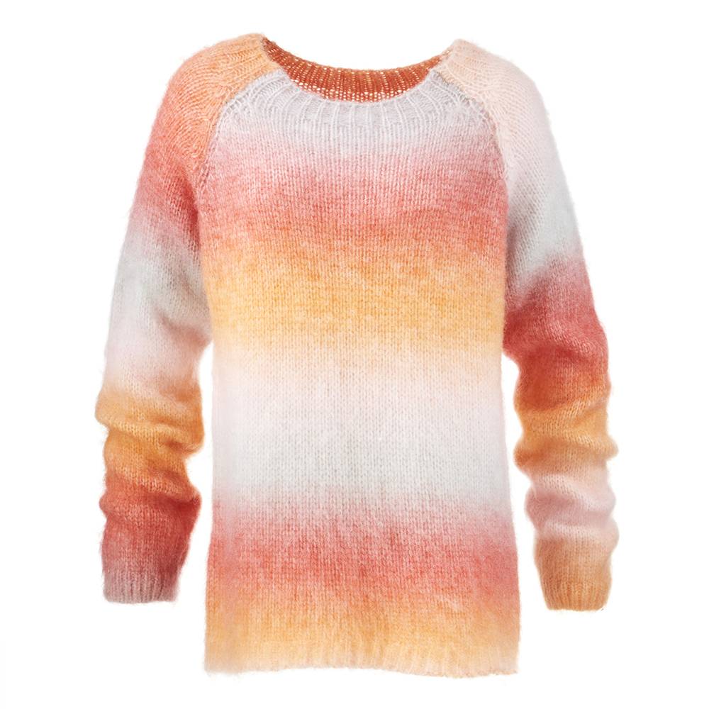 Soul Kathrine LISSIE STRIPE SWEATER orange