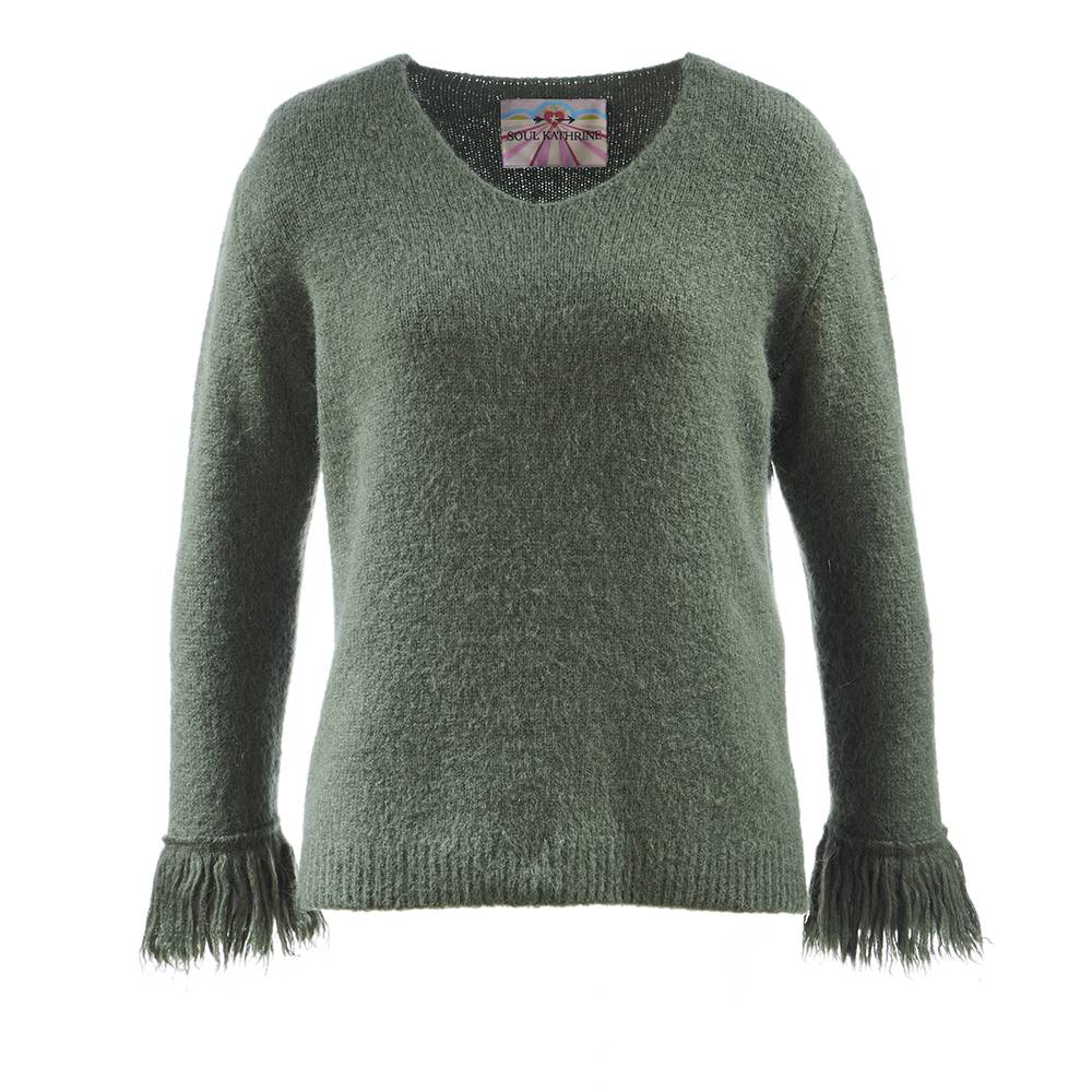 Soul Kathrine NELA SWEATER olive