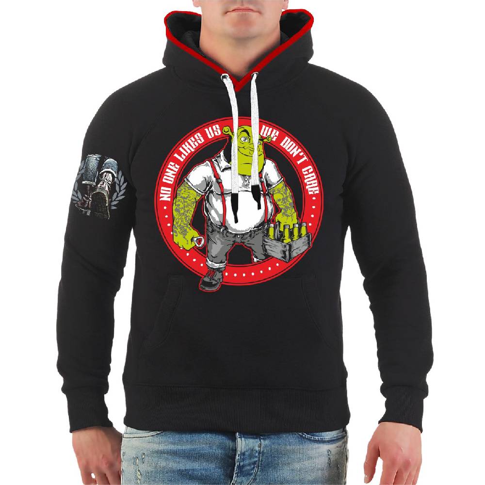 Spass Kostet 3 farbiger Kapuzenpullover Oi skin punk No one like us we dont care